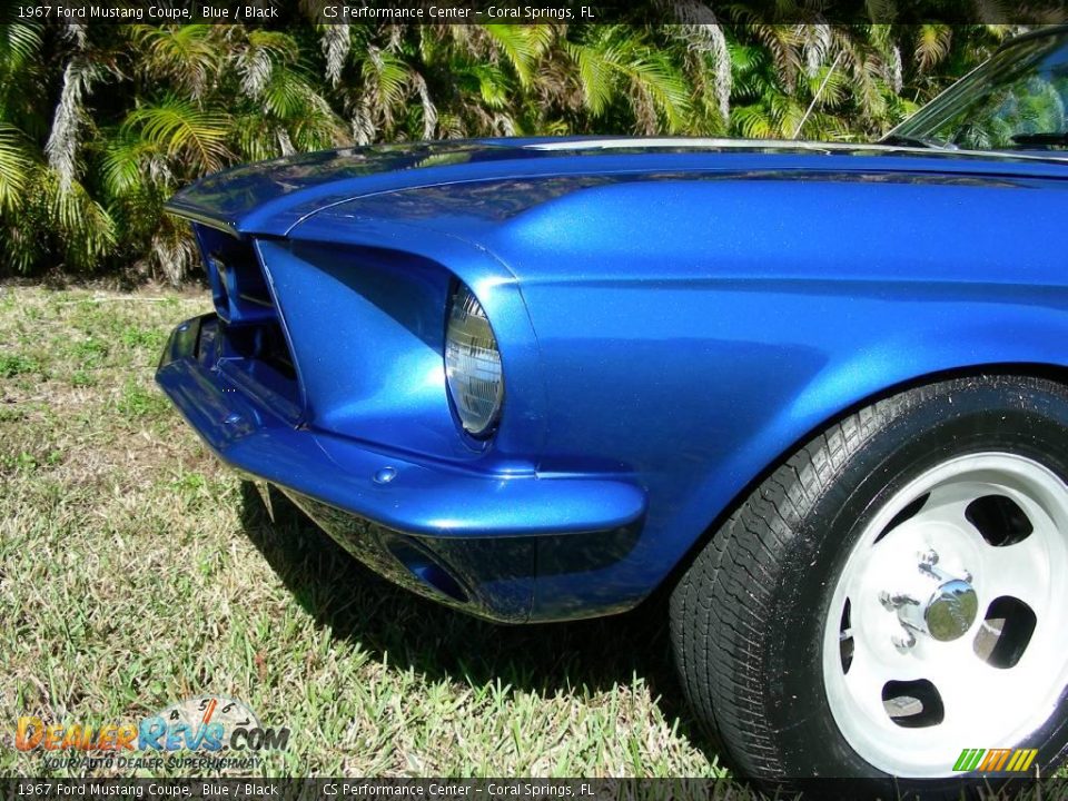 1967 Ford Mustang Coupe Blue / Black Photo #20
