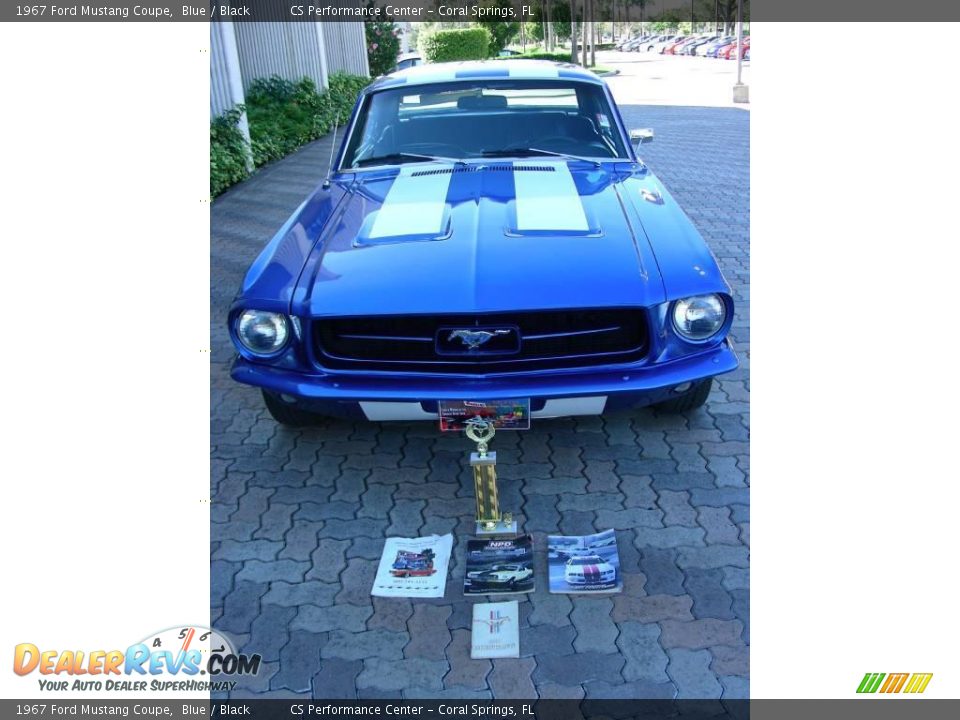 1967 Ford Mustang Coupe Blue / Black Photo #21