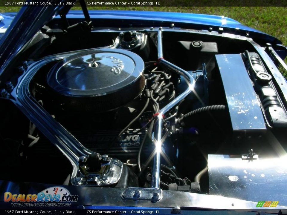 1967 Ford Mustang Coupe Blue / Black Photo #26