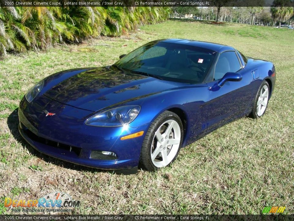 2005 Chevrolet Corvette Coupe LeMans Blue Metallic / Steel Grey Photo #1