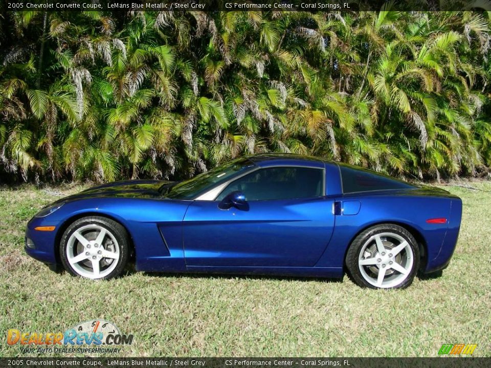 2005 Chevrolet Corvette Coupe LeMans Blue Metallic / Steel Grey Photo #2