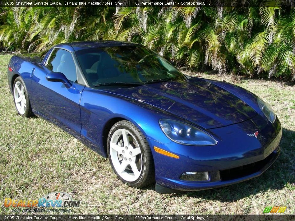 2005 Chevrolet Corvette Coupe LeMans Blue Metallic / Steel Grey Photo #3