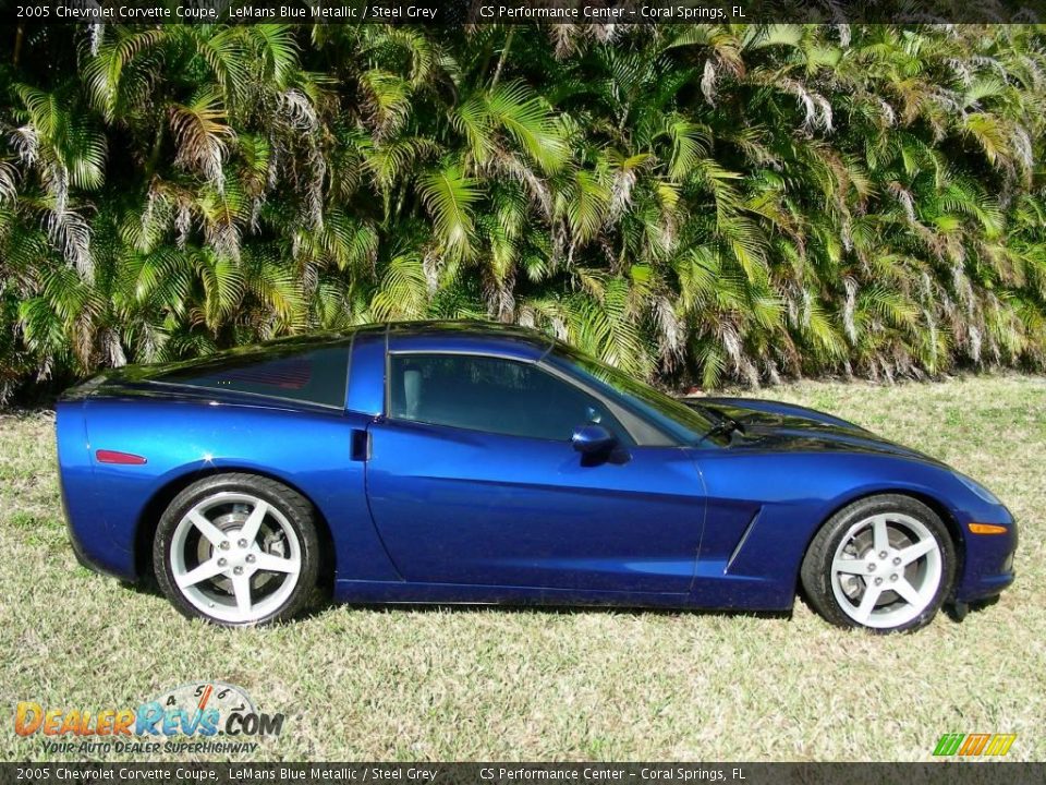 2005 Chevrolet Corvette Coupe LeMans Blue Metallic / Steel Grey Photo #4