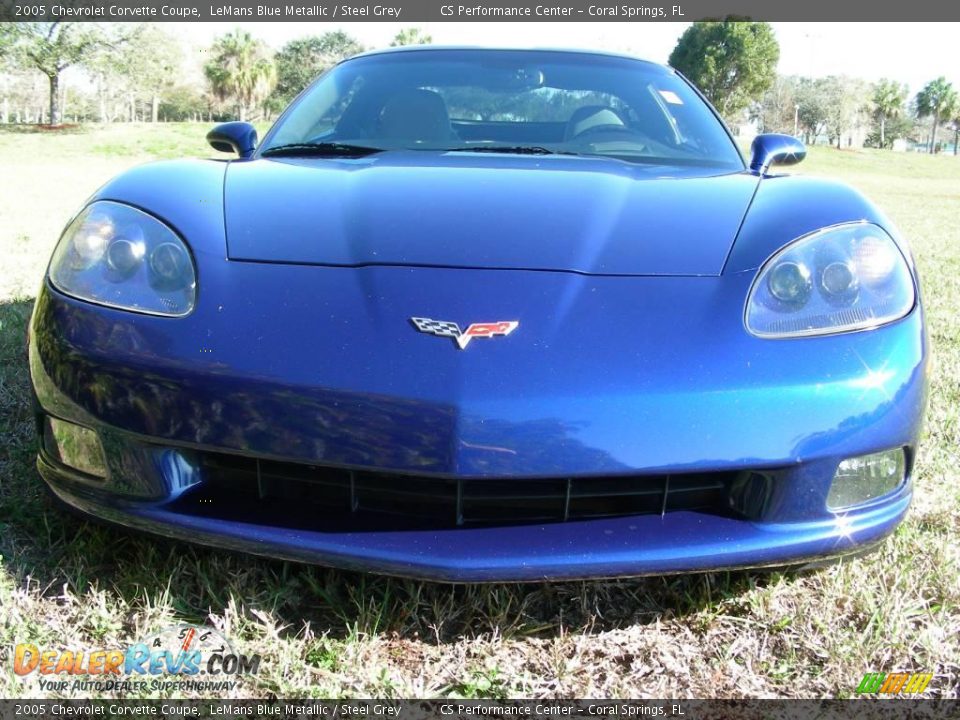 2005 Chevrolet Corvette Coupe LeMans Blue Metallic / Steel Grey Photo #6