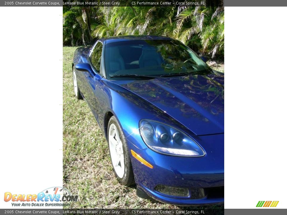 2005 Chevrolet Corvette Coupe LeMans Blue Metallic / Steel Grey Photo #7