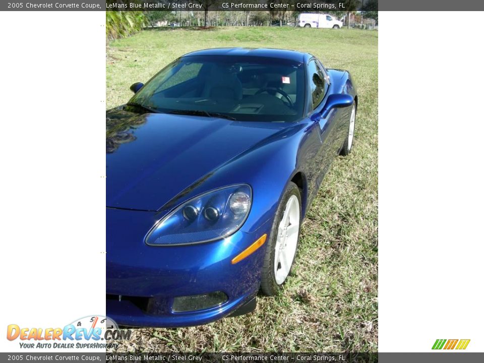 2005 Chevrolet Corvette Coupe LeMans Blue Metallic / Steel Grey Photo #8