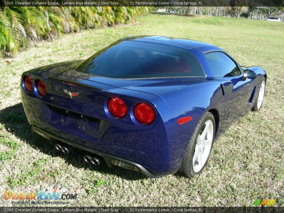 2005 Chevrolet Corvette Coupe LeMans Blue Metallic / Steel Grey Photo #9