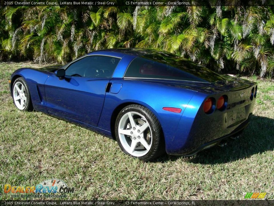 2005 Chevrolet Corvette Coupe LeMans Blue Metallic / Steel Grey Photo #10