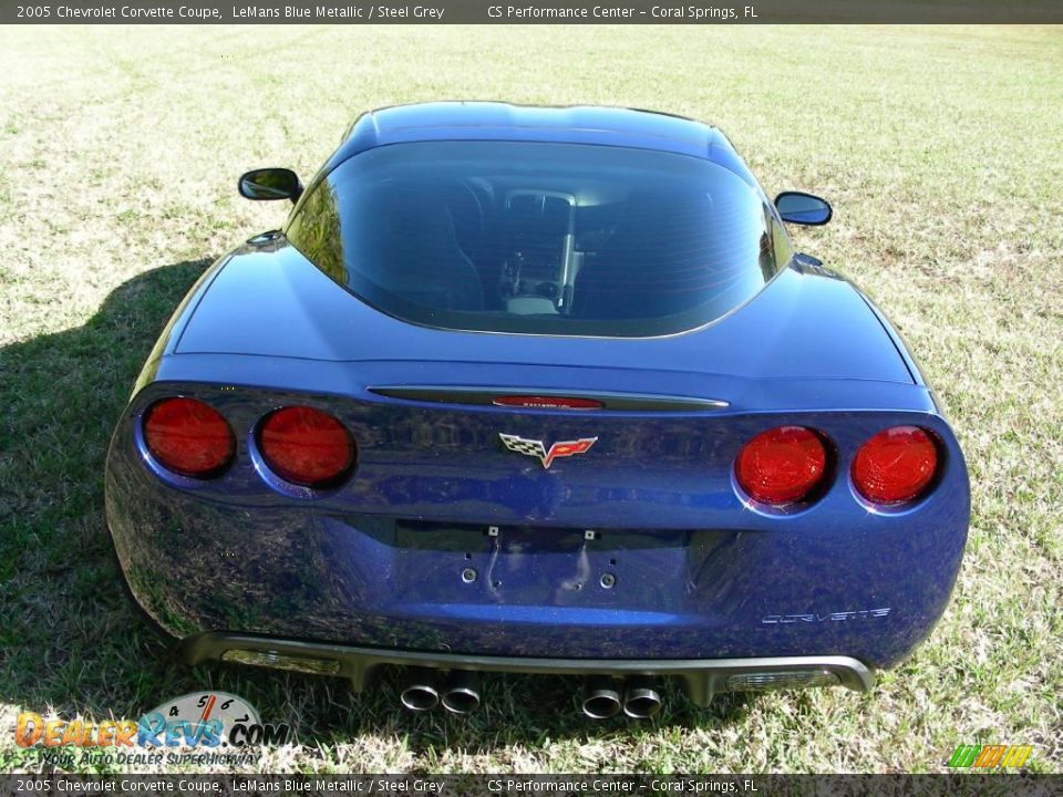 2005 Chevrolet Corvette Coupe LeMans Blue Metallic / Steel Grey Photo #11