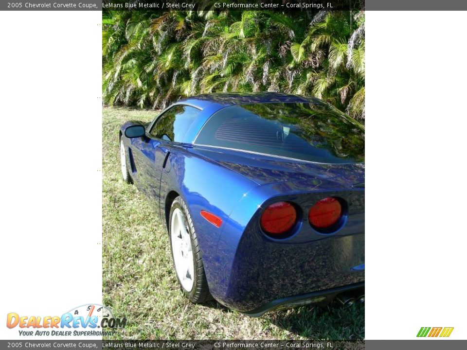 2005 Chevrolet Corvette Coupe LeMans Blue Metallic / Steel Grey Photo #12