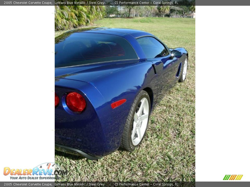 2005 Chevrolet Corvette Coupe LeMans Blue Metallic / Steel Grey Photo #13