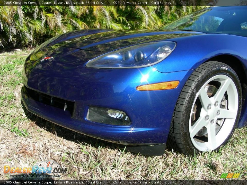 2005 Chevrolet Corvette Coupe LeMans Blue Metallic / Steel Grey Photo #14