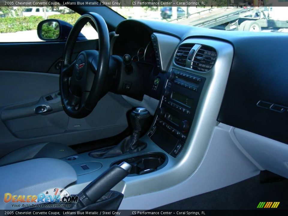 2005 Chevrolet Corvette Coupe LeMans Blue Metallic / Steel Grey Photo #21