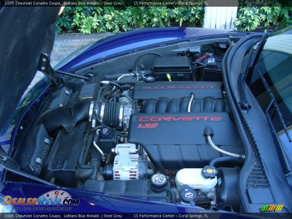 2005 Chevrolet Corvette Coupe LeMans Blue Metallic / Steel Grey Photo #24