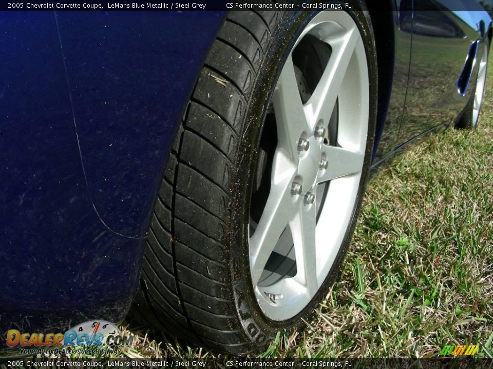 2005 Chevrolet Corvette Coupe LeMans Blue Metallic / Steel Grey Photo #32