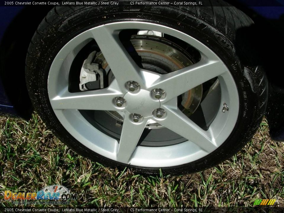 2005 Chevrolet Corvette Coupe LeMans Blue Metallic / Steel Grey Photo #33