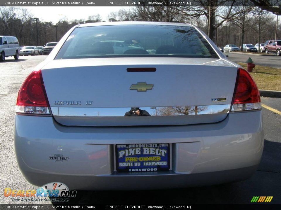 2009 Chevrolet Impala LT Silver Ice Metallic / Ebony Photo #5