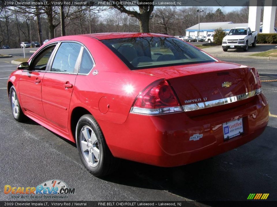 2009 Chevrolet Impala LT Victory Red / Neutral Photo #4