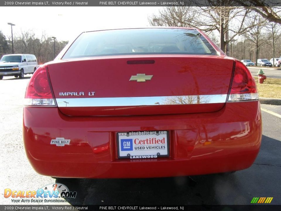 2009 Chevrolet Impala LT Victory Red / Neutral Photo #5