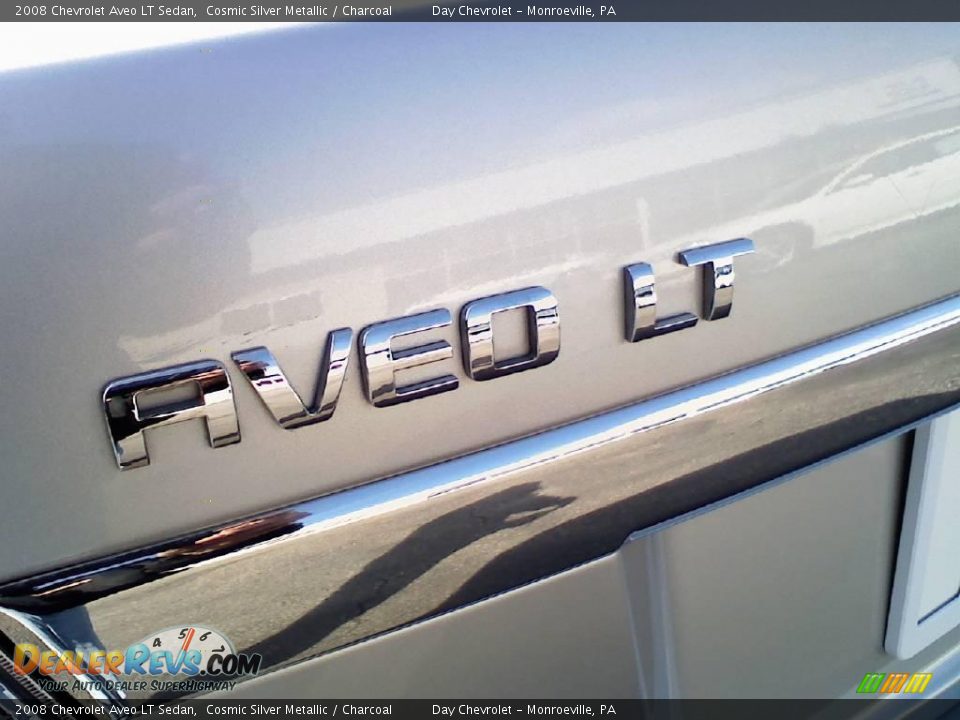 2008 Chevrolet Aveo LT Sedan Cosmic Silver Metallic / Charcoal Photo #13