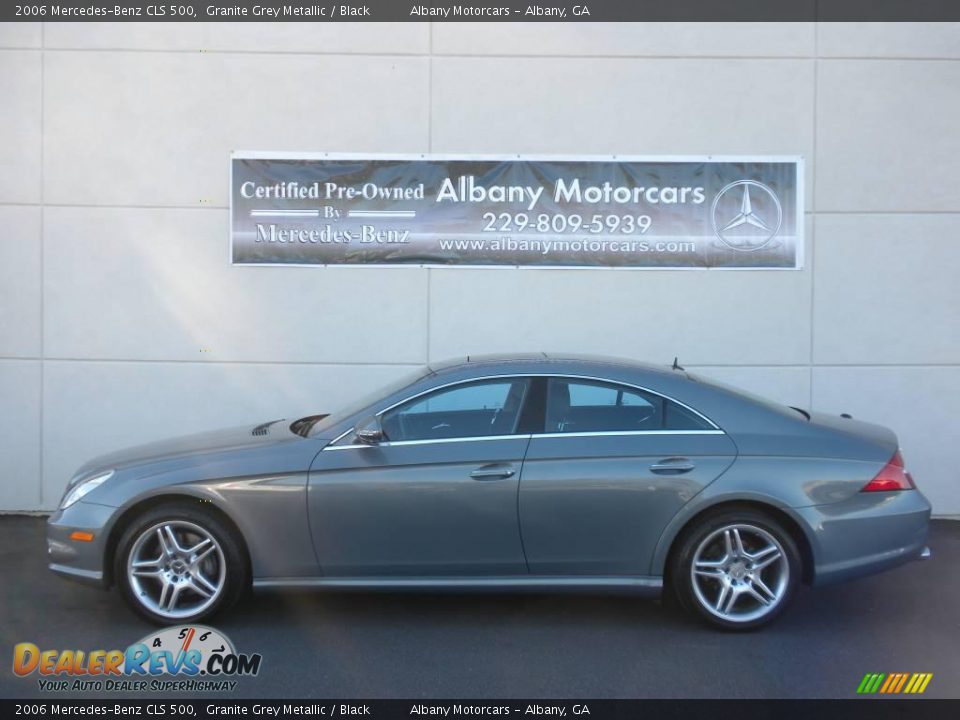 2006 Mercedes-Benz CLS 500 Granite Grey Metallic / Black Photo #1