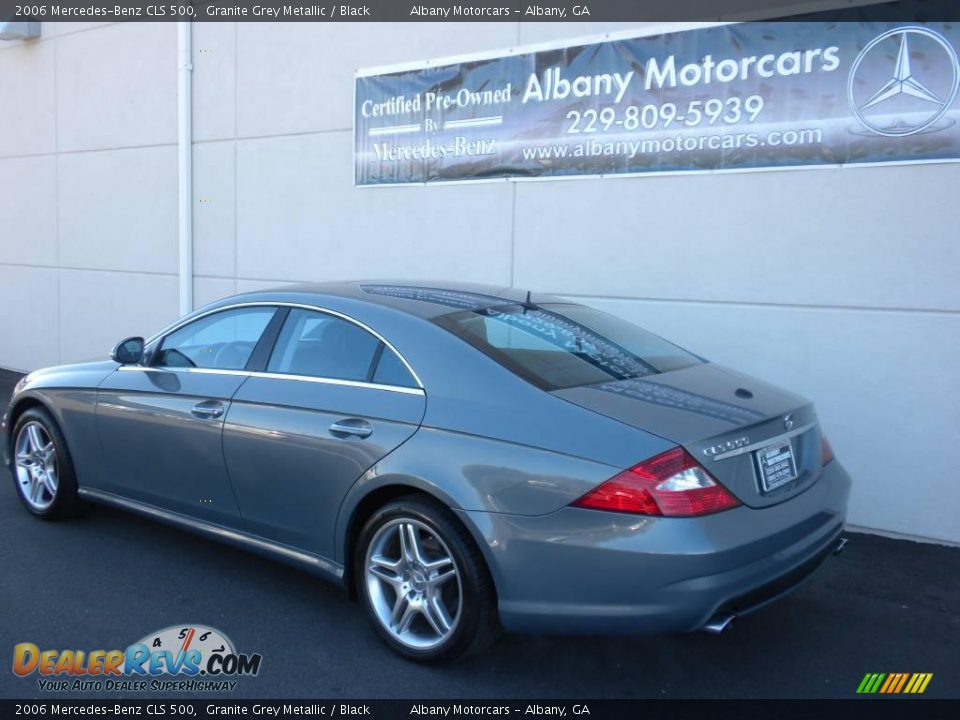 2006 Mercedes-Benz CLS 500 Granite Grey Metallic / Black Photo #3