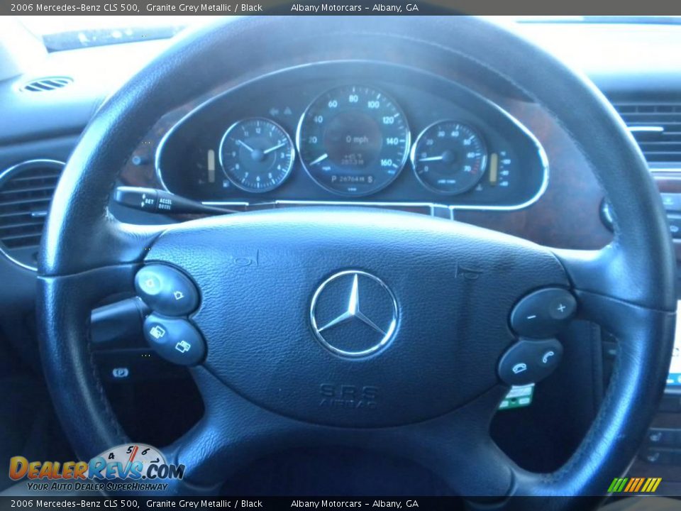 2006 Mercedes-Benz CLS 500 Granite Grey Metallic / Black Photo #17
