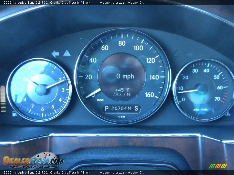 2006 Mercedes-Benz CLS 500 Granite Grey Metallic / Black Photo #18