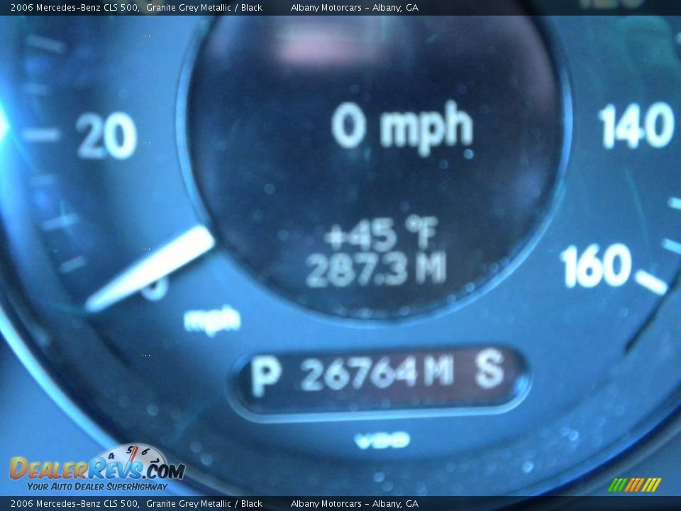 2006 Mercedes-Benz CLS 500 Granite Grey Metallic / Black Photo #19
