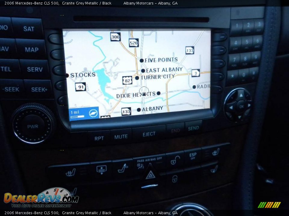 2006 Mercedes-Benz CLS 500 Granite Grey Metallic / Black Photo #20