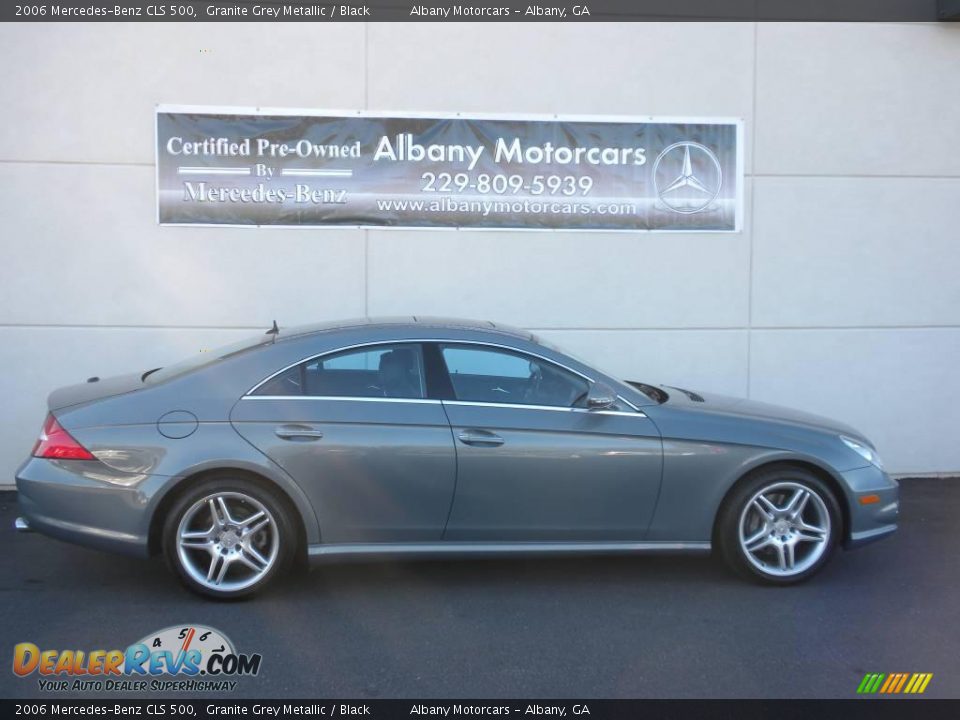 2006 Mercedes-Benz CLS 500 Granite Grey Metallic / Black Photo #25