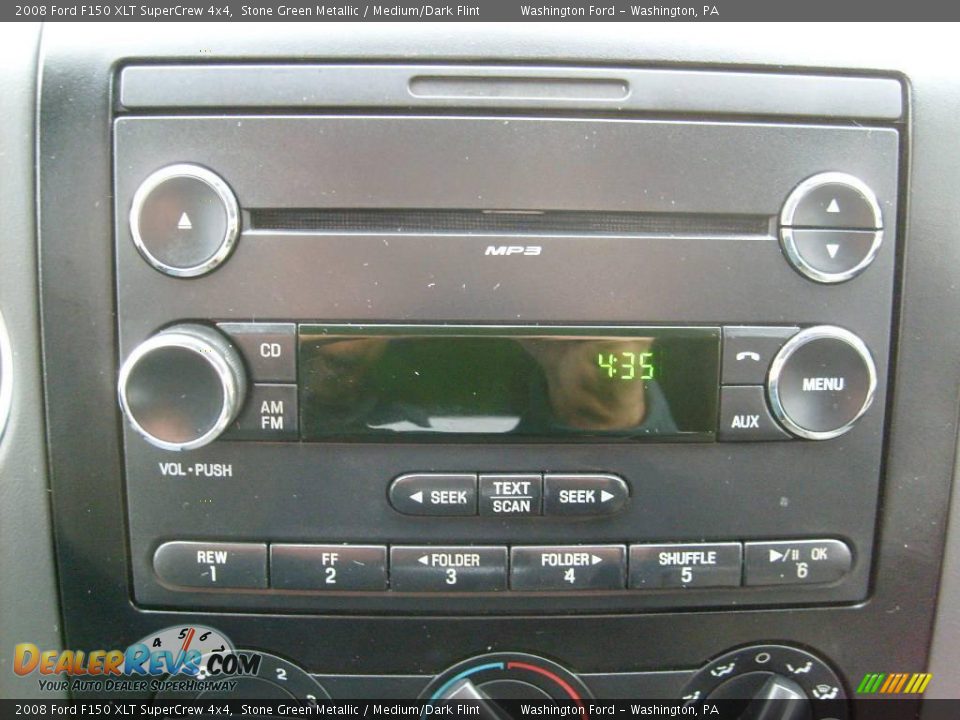 2008 Ford F150 XLT SuperCrew 4x4 Stone Green Metallic / Medium/Dark Flint Photo #9