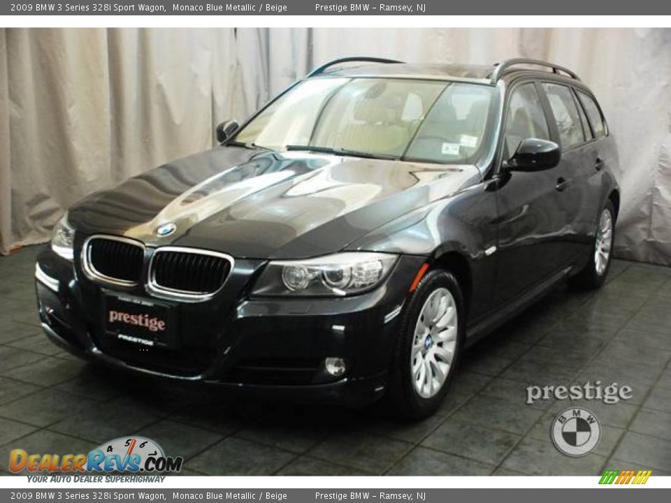 2009 BMW 3 Series 328i Sport Wagon Monaco Blue Metallic / Beige Photo #1