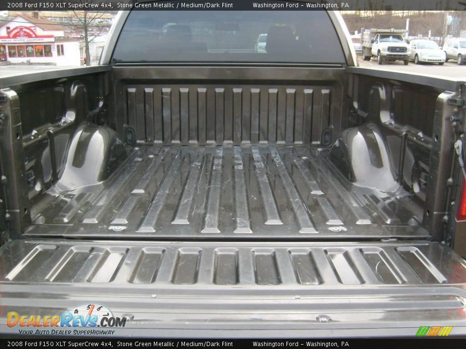 2008 Ford F150 XLT SuperCrew 4x4 Stone Green Metallic / Medium/Dark Flint Photo #15