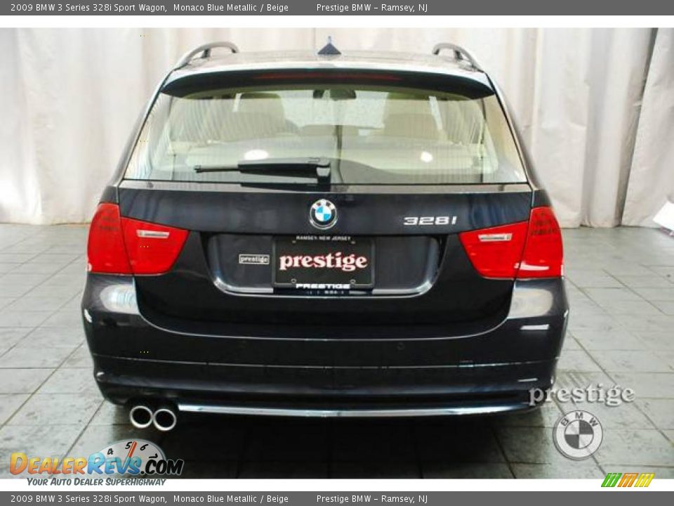 2009 BMW 3 Series 328i Sport Wagon Monaco Blue Metallic / Beige Photo #2