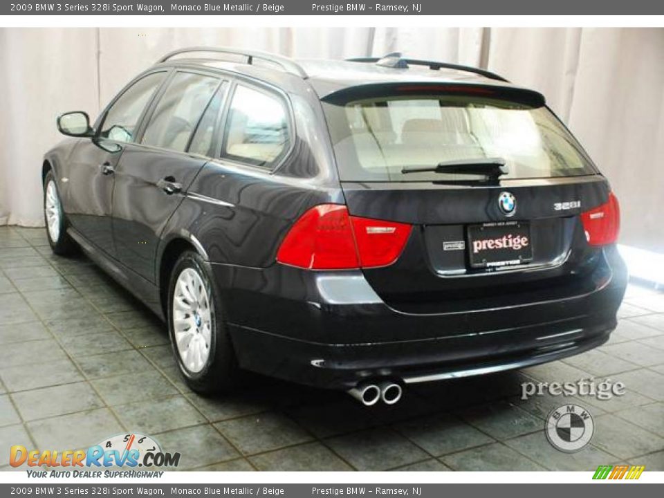 2009 BMW 3 Series 328i Sport Wagon Monaco Blue Metallic / Beige Photo #3