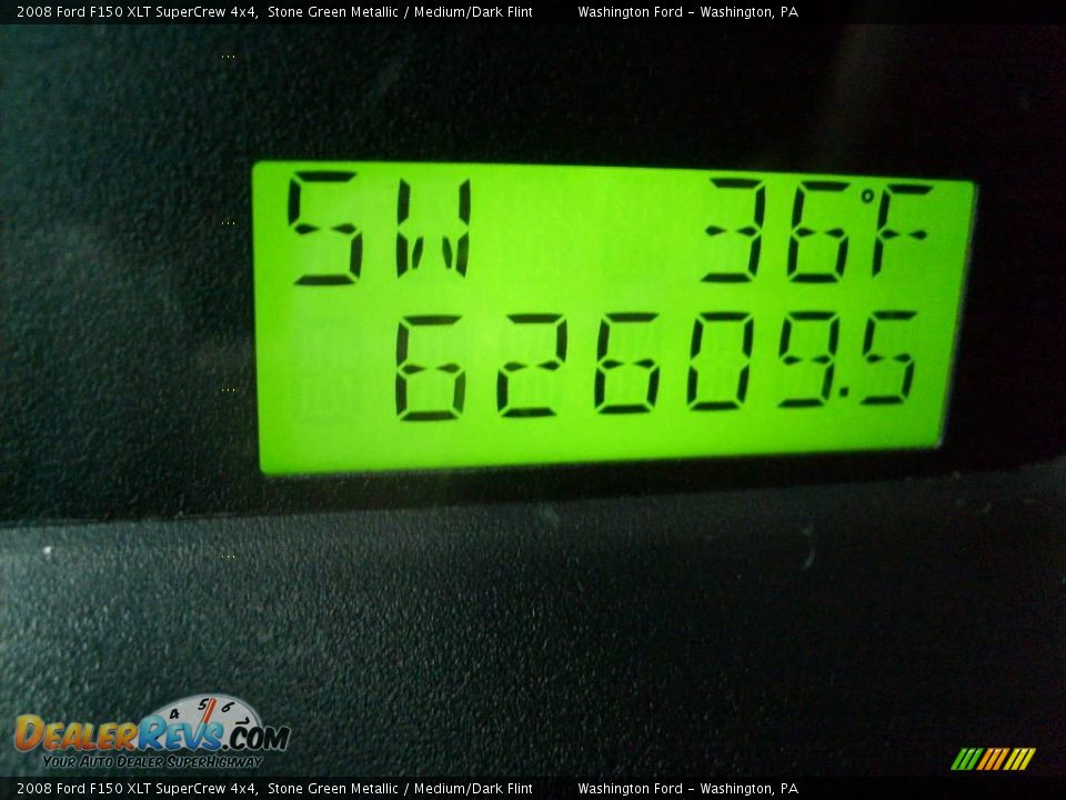 2008 Ford F150 XLT SuperCrew 4x4 Stone Green Metallic / Medium/Dark Flint Photo #20
