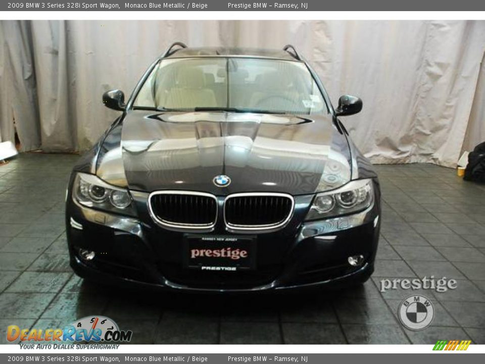 2009 BMW 3 Series 328i Sport Wagon Monaco Blue Metallic / Beige Photo #6