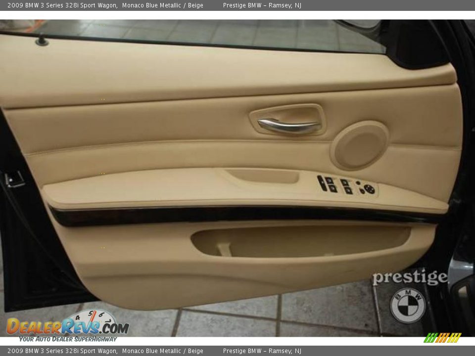 2009 BMW 3 Series 328i Sport Wagon Monaco Blue Metallic / Beige Photo #10