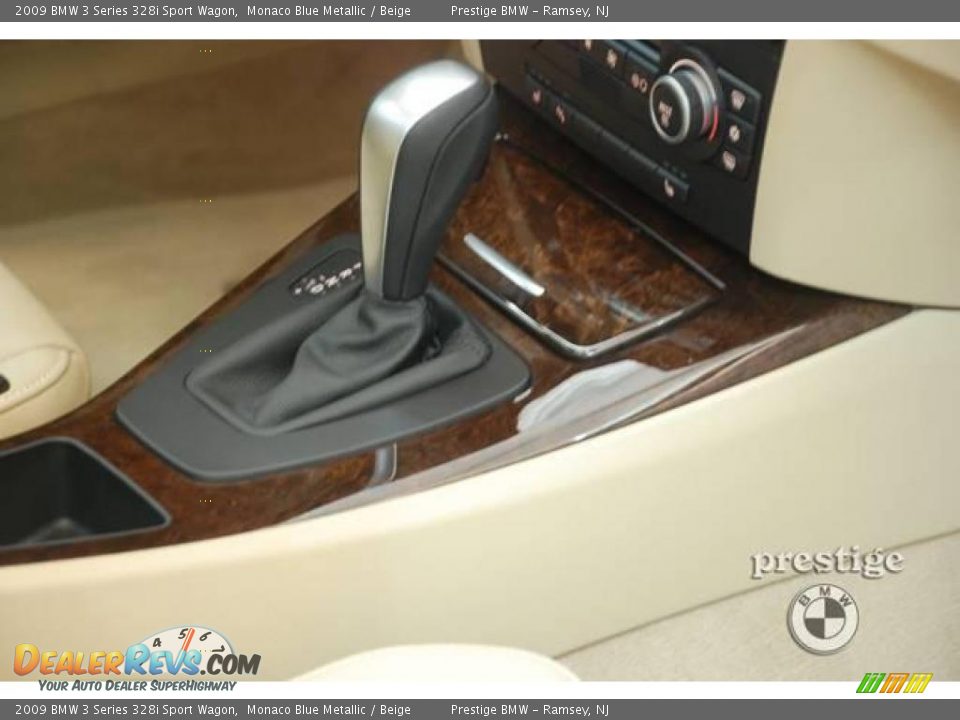 2009 BMW 3 Series 328i Sport Wagon Monaco Blue Metallic / Beige Photo #14