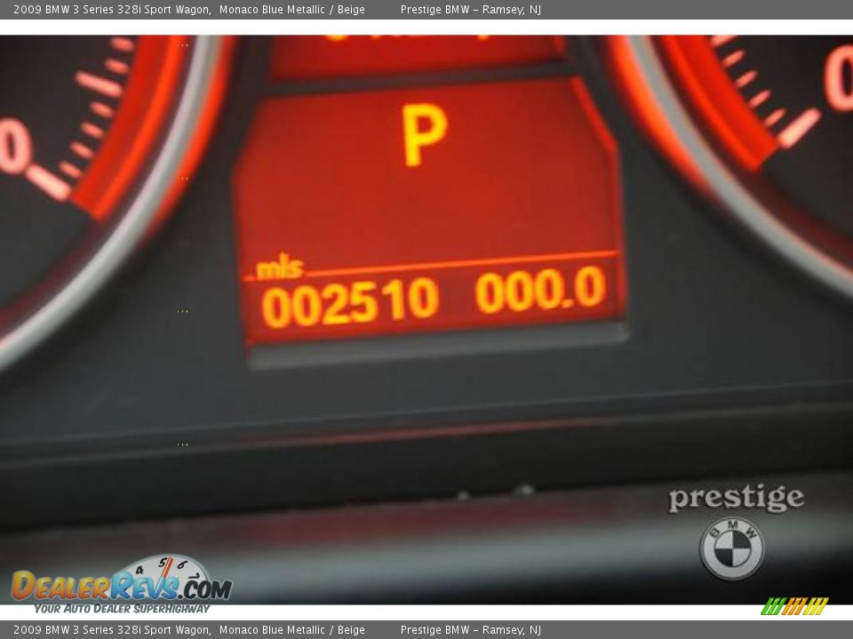 2009 BMW 3 Series 328i Sport Wagon Monaco Blue Metallic / Beige Photo #17