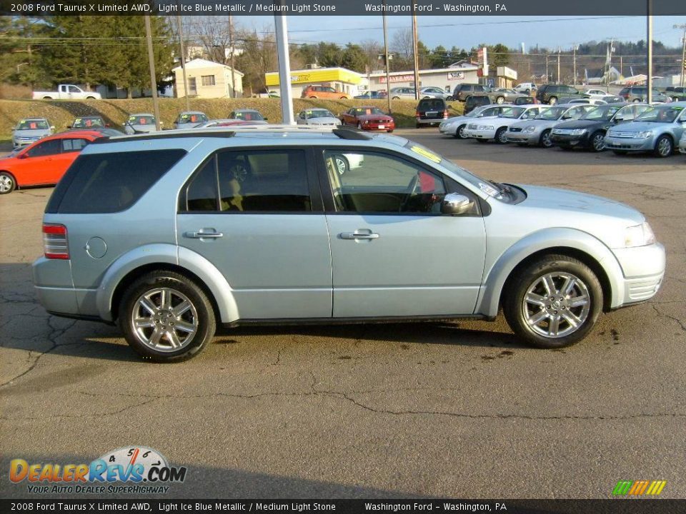 2008 Ford Taurus X Limited AWD Light Ice Blue Metallic / Medium Light Stone Photo #6