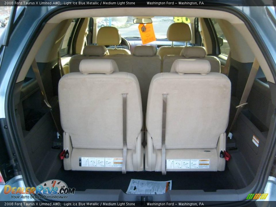 2008 Ford Taurus X Limited AWD Light Ice Blue Metallic / Medium Light Stone Photo #16