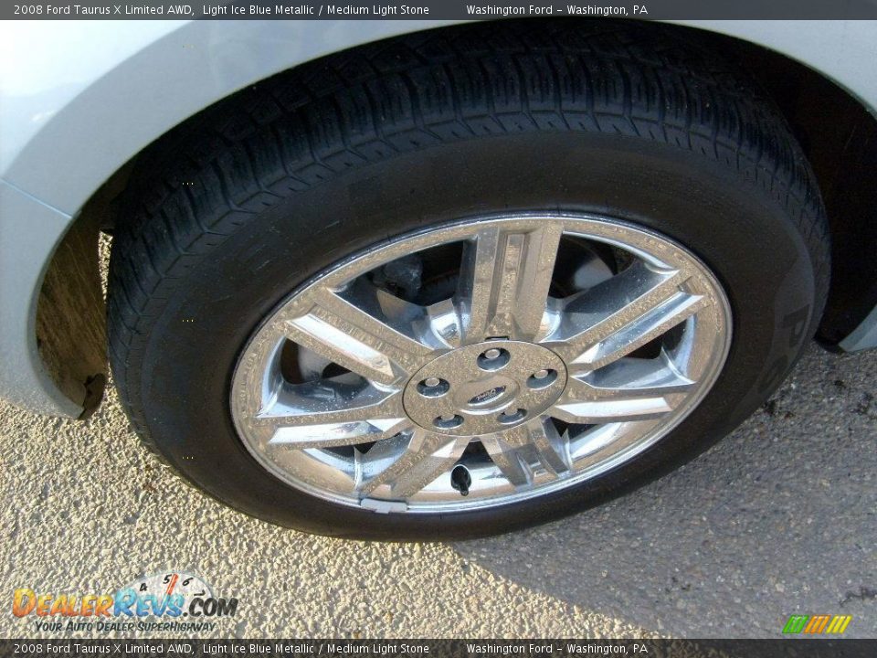 2008 Ford Taurus X Limited AWD Light Ice Blue Metallic / Medium Light Stone Photo #19