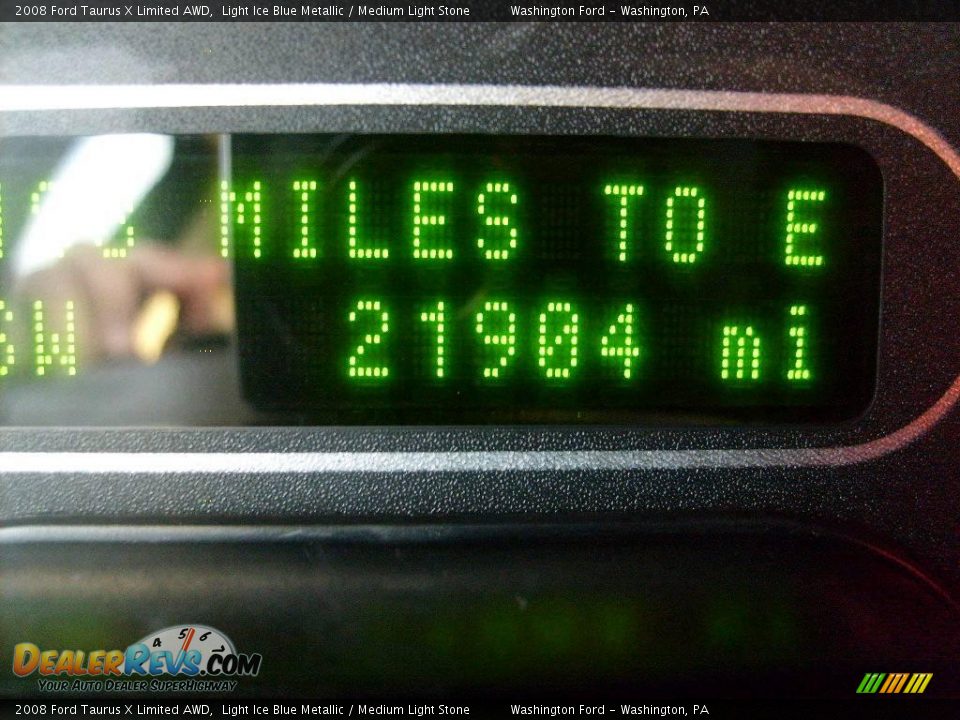 2008 Ford Taurus X Limited AWD Light Ice Blue Metallic / Medium Light Stone Photo #20