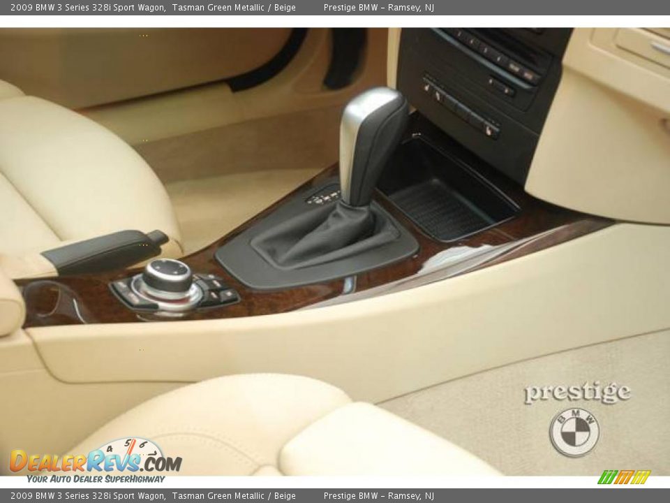 2009 BMW 3 Series 328i Sport Wagon Tasman Green Metallic / Beige Photo #13