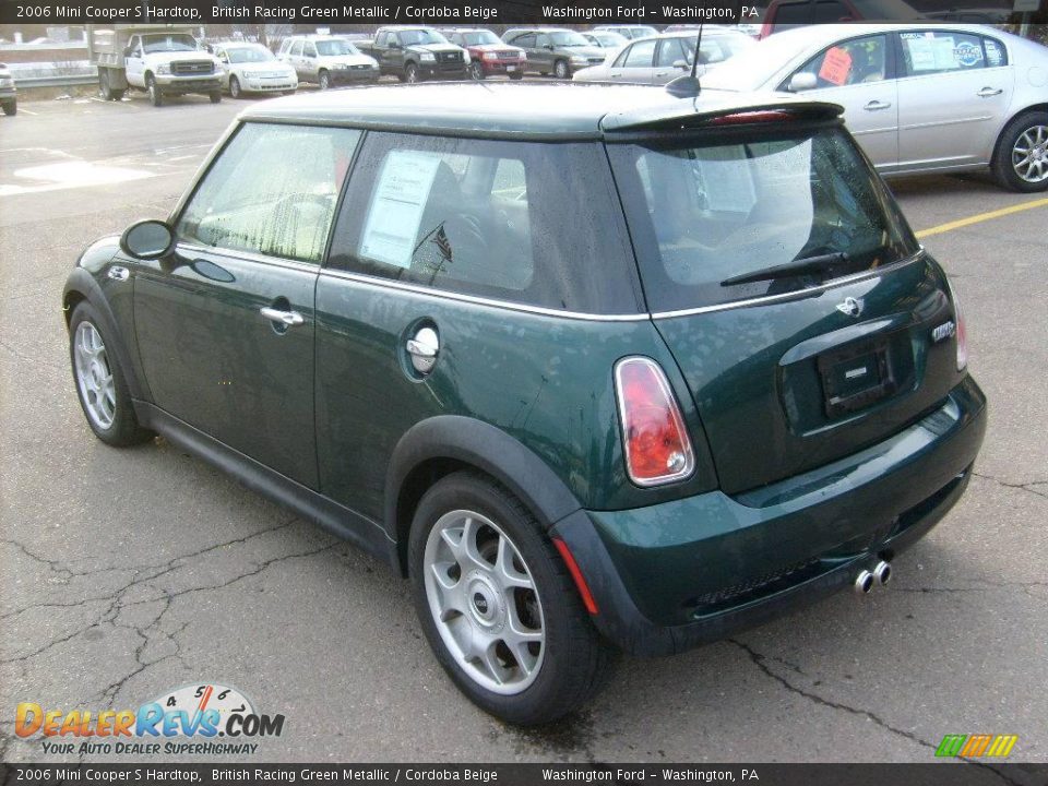 2006 Mini Cooper S Hardtop British Racing Green Metallic / Cordoba Beige Photo #3