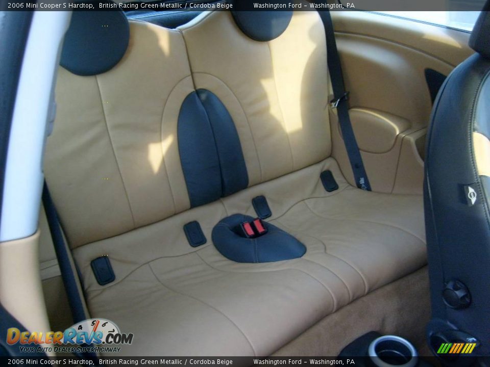 2006 Mini Cooper S Hardtop British Racing Green Metallic / Cordoba Beige Photo #16