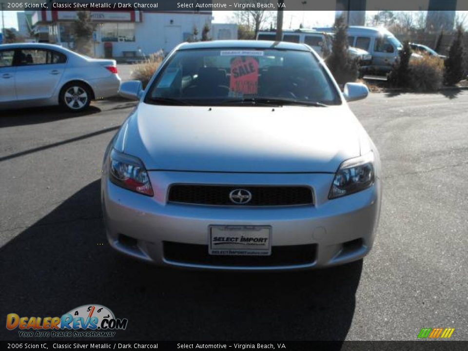 2006 Scion tC Classic Silver Metallic / Dark Charcoal Photo #3