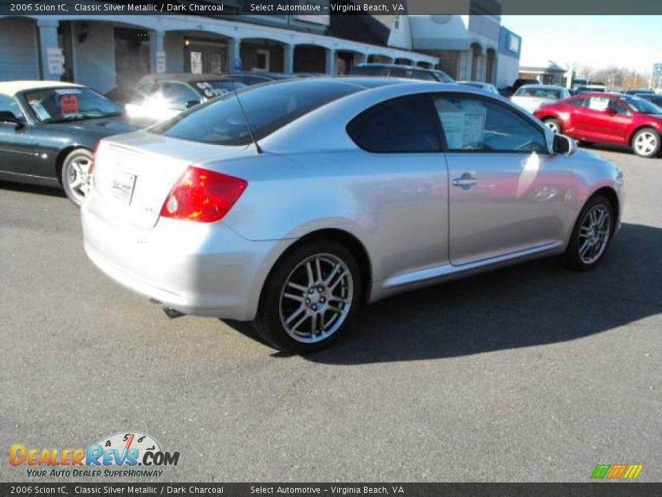 2006 Scion tC Classic Silver Metallic / Dark Charcoal Photo #5